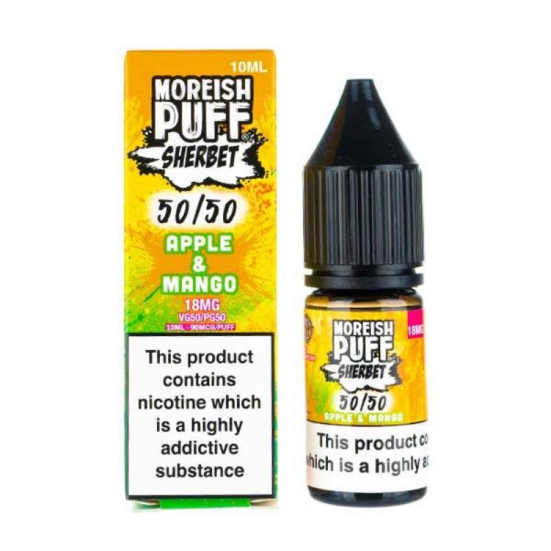 Apple & Mango Sherbet 50/50 E-Liquid by Moreish Pu...