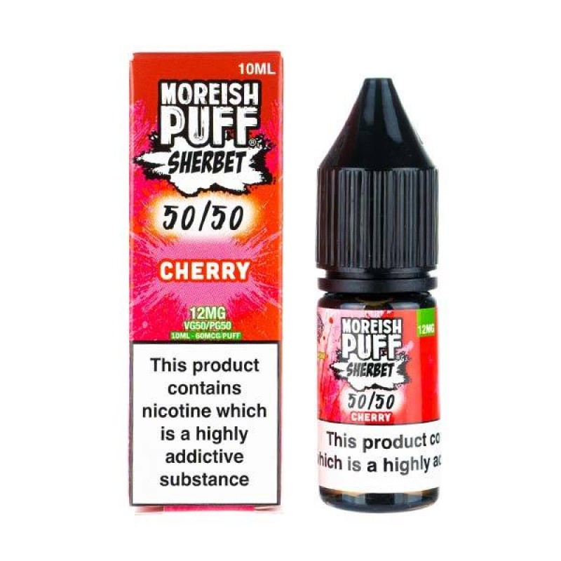 Cherry Sherbet 50/50 E-Liquid by Moreish Puff