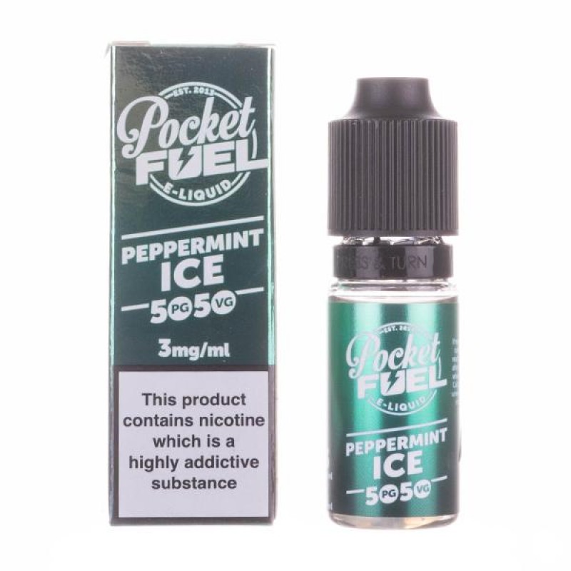 Peppermint Ice 50-50 E-Liquid by Pocket Fuel