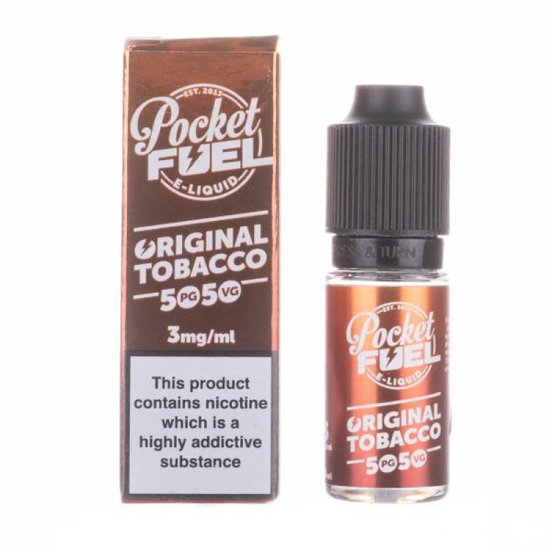 Original Tobacco 50-50 E-Liquid by Pocket Fuel