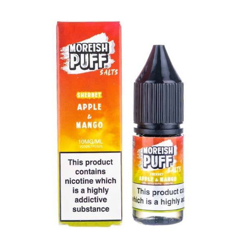 Apple & Mango Sherbet Nic Salt E-Liquid by Moreish...