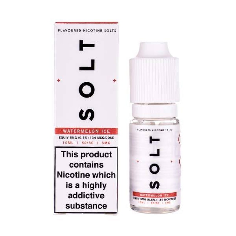 Watermelon Ice Nic Salt E-Liquid by SOLT