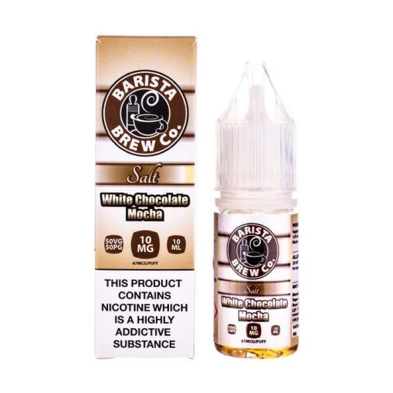 White Chocolate Mocha Nic Salt E-Liquid by Barista...