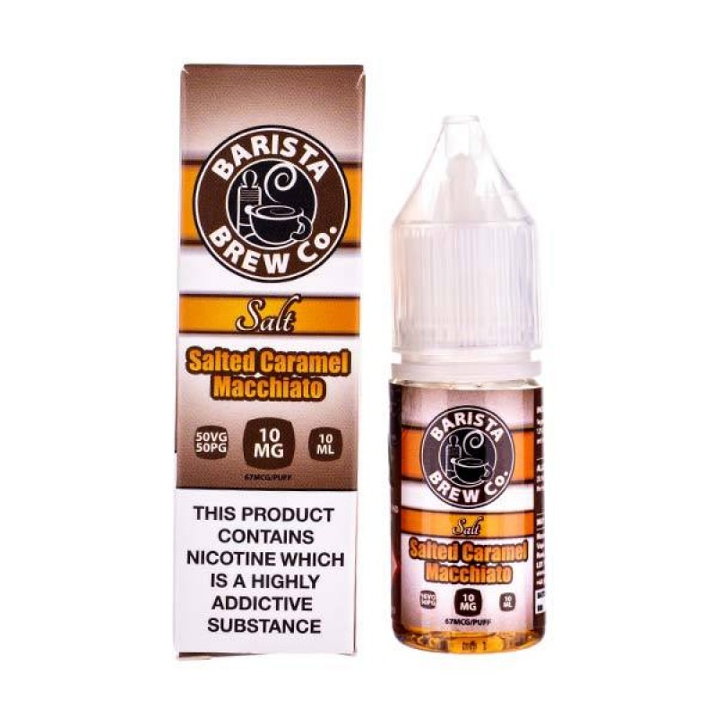 Salted Caramel Macchiato Nic Salt E-Liquid by Bari...