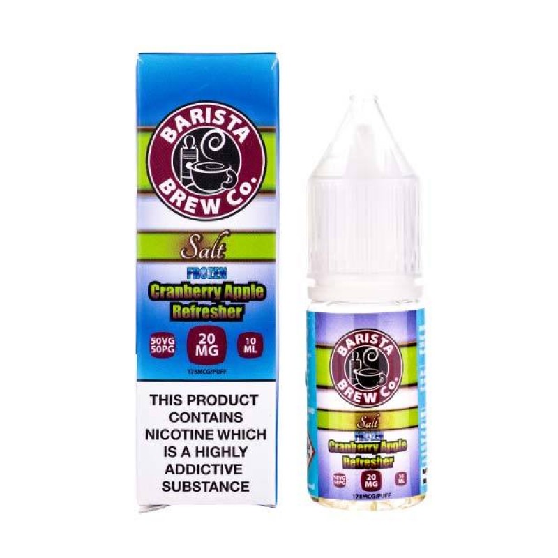 Frozen Cranberry Apple Refresher Nic Salt E-Liquid...