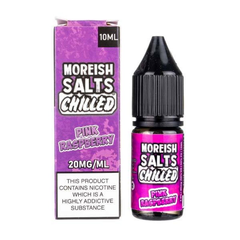 Pink Raspberry Chilled Nic Salt E-Liquid by Moreis...