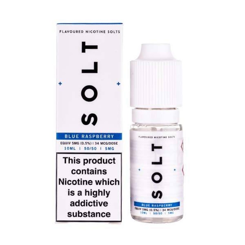 Blue Raspberry Nic Salt E-Liquid by SOLT