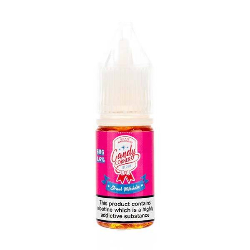 Strawberry Milkshake 10ml E-Liquid by Candy Corner