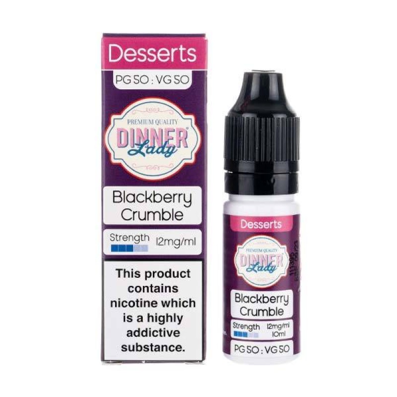Blackberry Crumble 50/50 E-Liquid by Dinner Lady