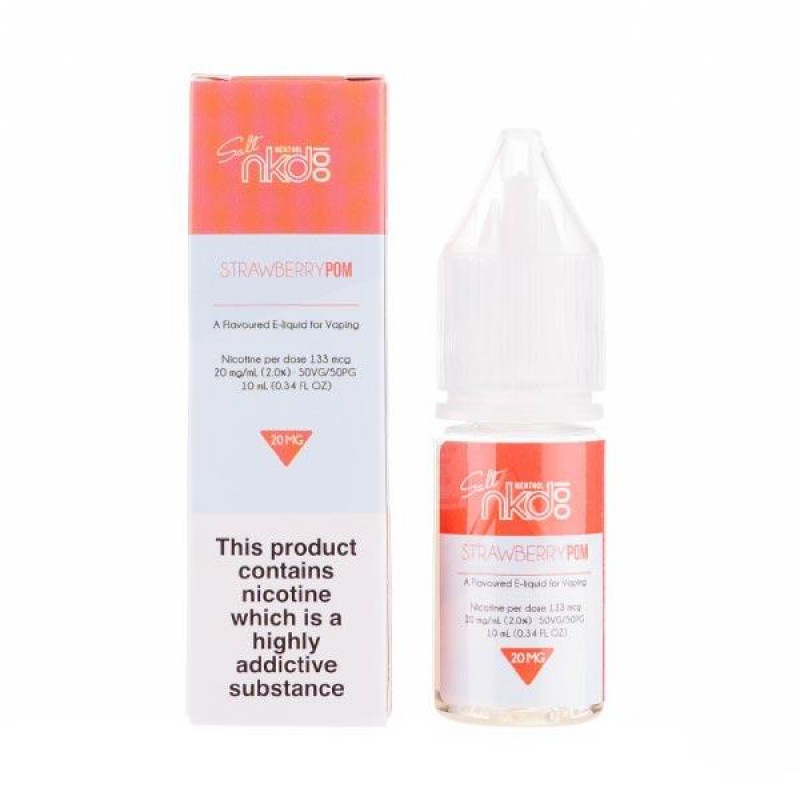 Strawberry Pom Nic Salt E-Liquid by Naked 100