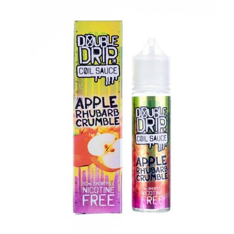 Apple Rhubarb Crumble Shortfill E-Liquid by Double...