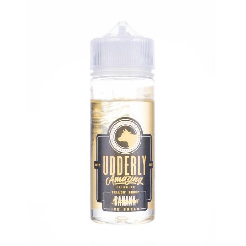 Banana Ice Cream 100ml Shortfill E-Liquid by Udder...