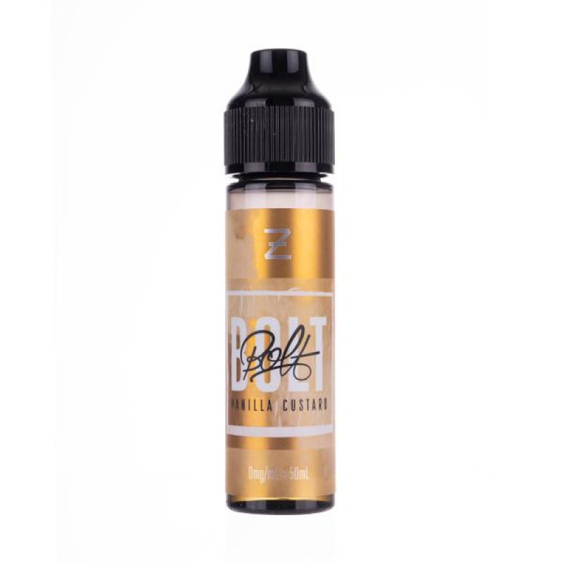 Vanilla Custard 50ml Shortfill E-Liquid by Bolt