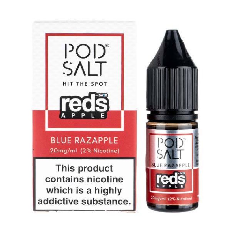 Blue Razapple Ice Nic Salt E-Liquid by Pod Salt