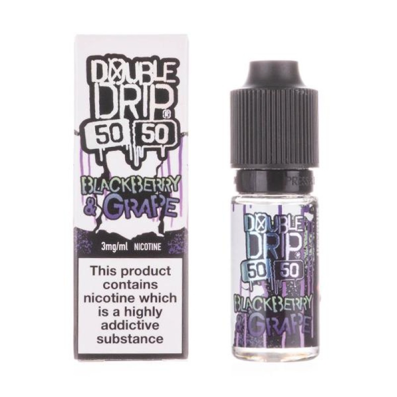 Blackberry & Grape 50-50 E-Liquid by Double Drip