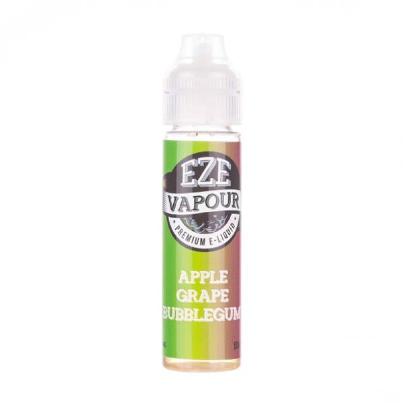 Apple Grape Bubblegum 50ml Shortfill E-Liquid by EZE Vapour