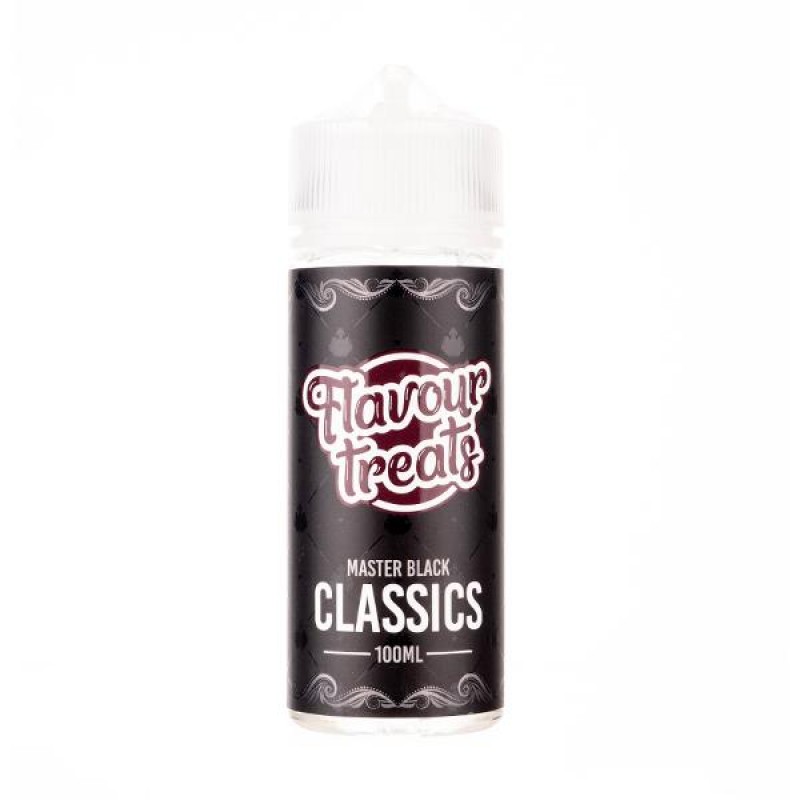 Master Black 100ml Shortfill E-Liquid by Flavour T...