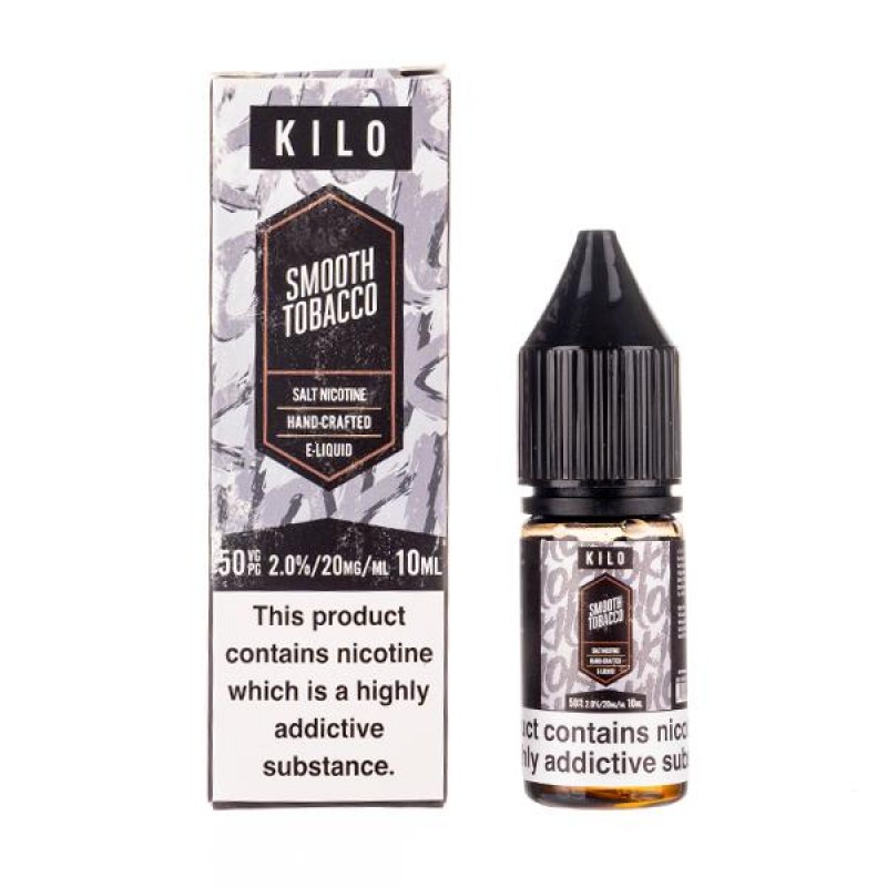 Smooth Tobacco Nic Salt E-Liquid by Kilo