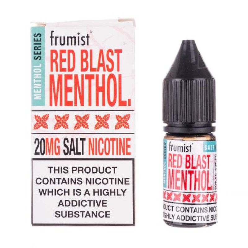 Red Blast Menthol Nic Salt E-Liquid by Frumist