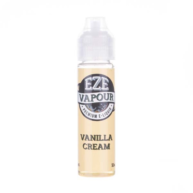 Vanilla Cream 50ml Shortfill E-Liquid by EZE Vapou...