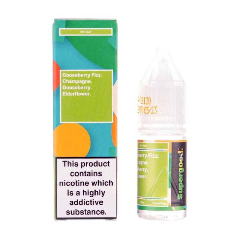 Gooseberry Fizz Nic Salt E-Liquid by Supergood