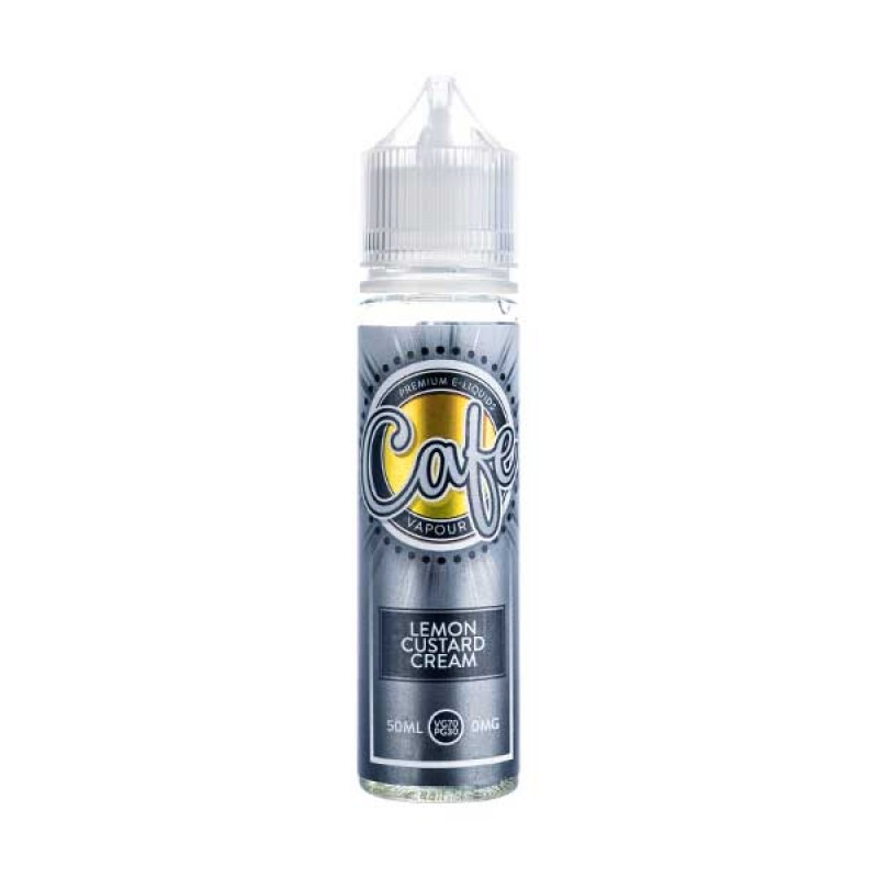 Lemon Custard Cream Shortfill E-Liquid by Cafe Vap...