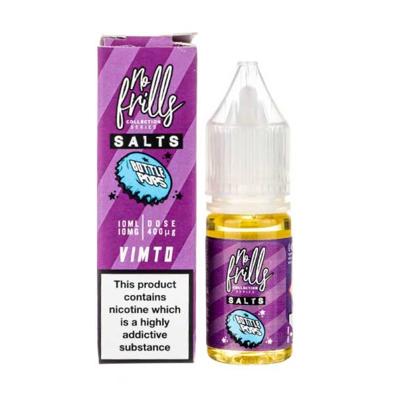 Vimto Nic Salt E-Liquid by No Frills Bottle Pops
