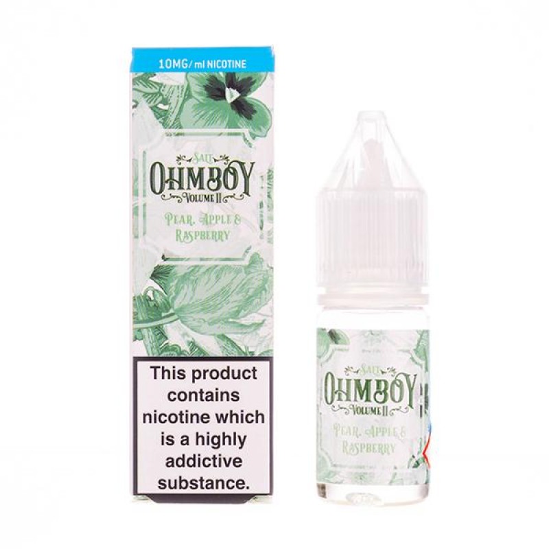 Pear, Apple and Raspberry Nic Salt E-Liquid by Ohm...