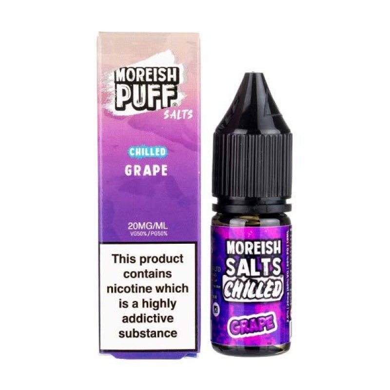 Grape Chilled Nic Salt E-Liquid by Moreish Puff