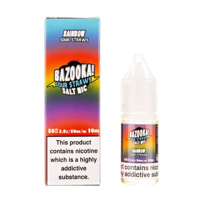 Rainbow Sour Nic Salt E-Liquid by Bazooka!