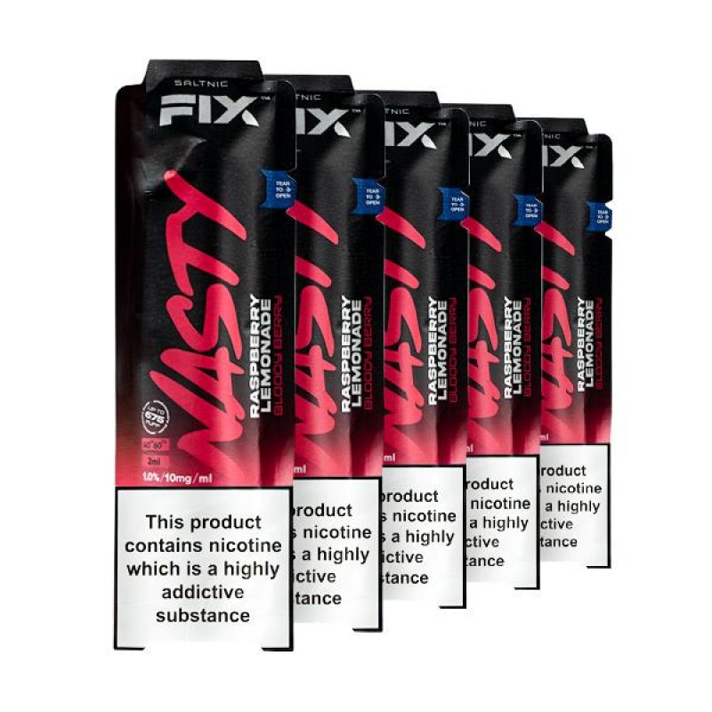 Nasty Fix 2.0 Disposable Vape Pen - Pack of 5