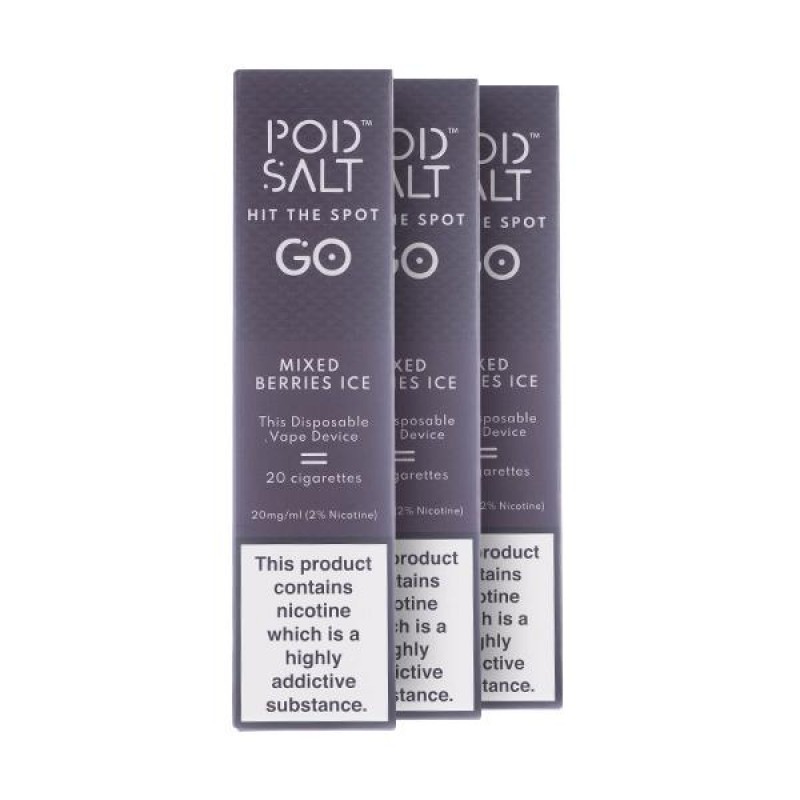 Pod Salt GO Disposable Vape Pen - Pack of 3