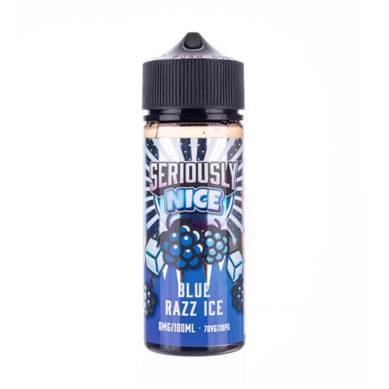 Blue Razz Ice 100ml Shortfill E-Liquid by Seriousl...