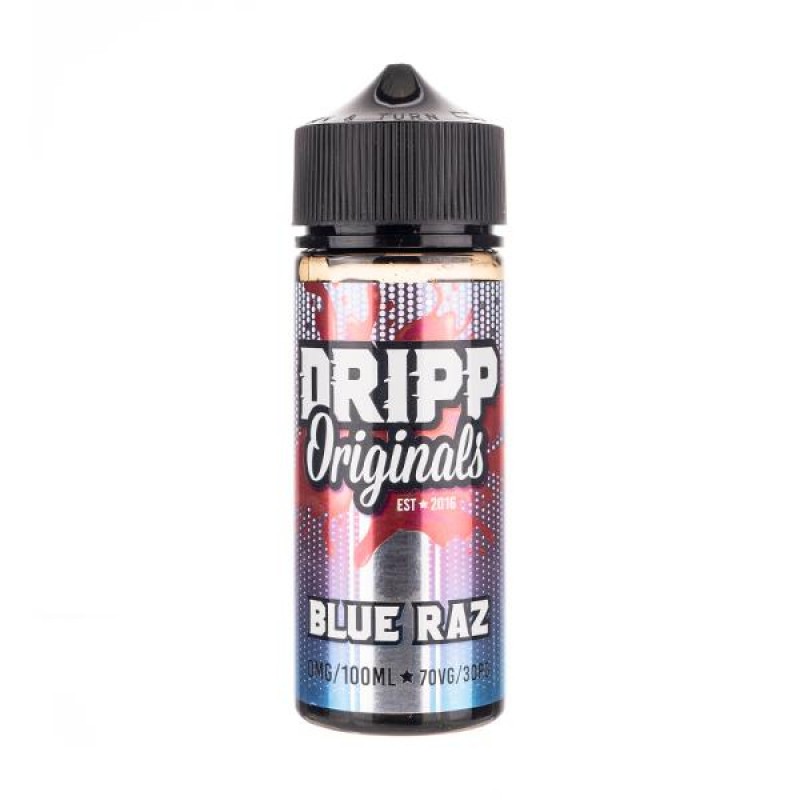 Blue Raz 100ml Shortfill E-Liquid by Dripp
