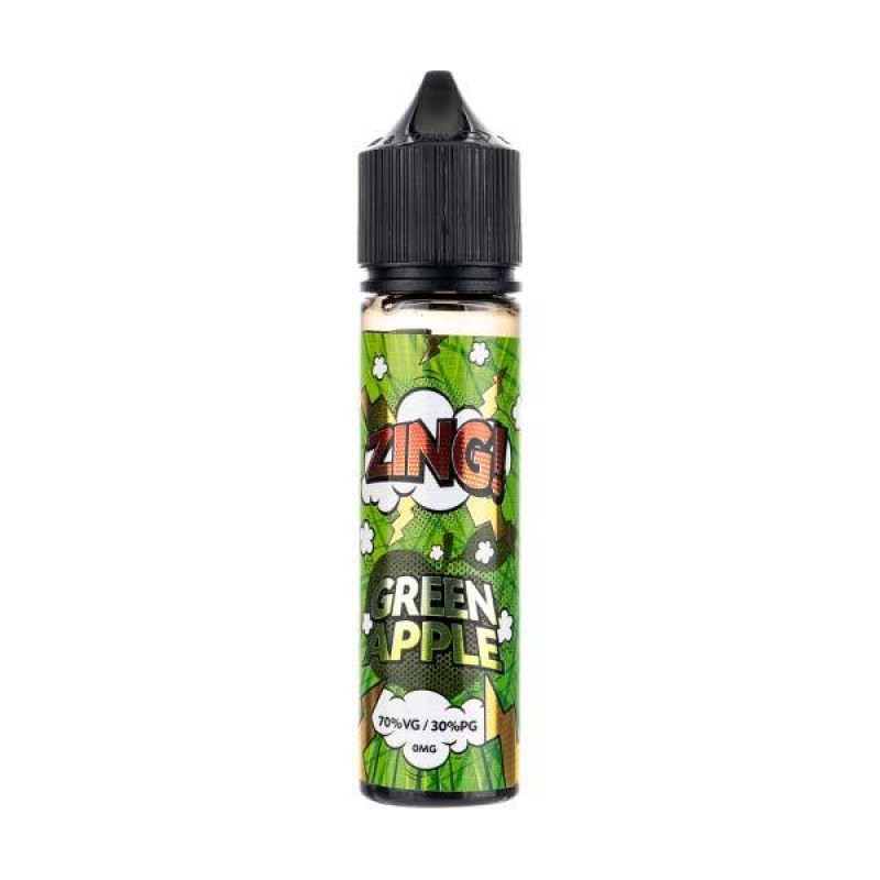 Green Apple Shortfill E-Liquid by Zing!