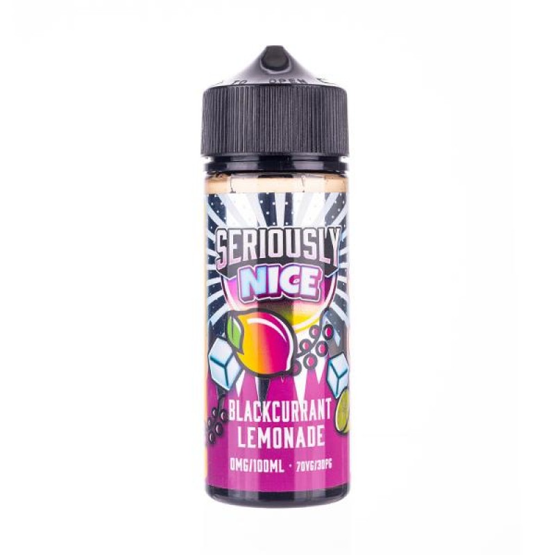 Cool Blackcurrant Lemonade 100ml Shortfill E-Liqui...