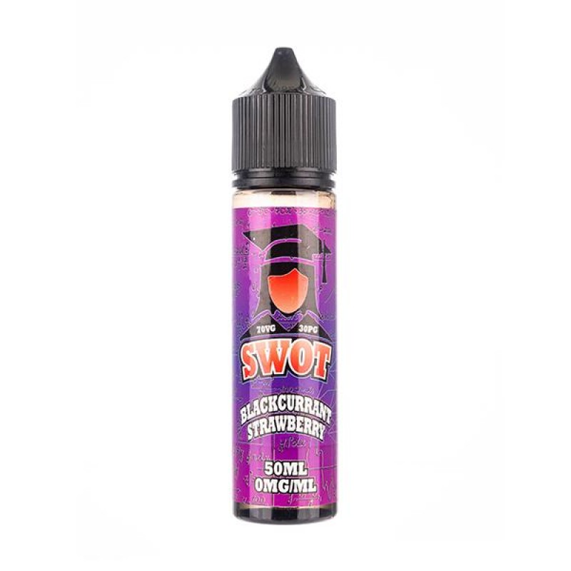 Blackcurrant Strawberry Shortfill E-Liquid by SWOT