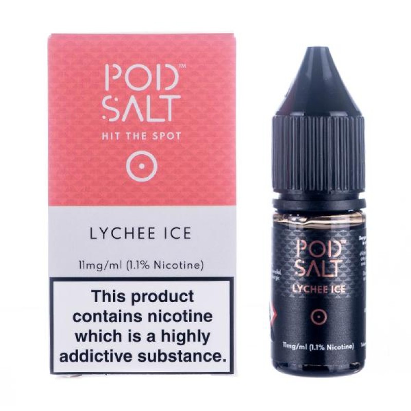 Lychee Ice Nic Salt E-Liquid by Pod Salt