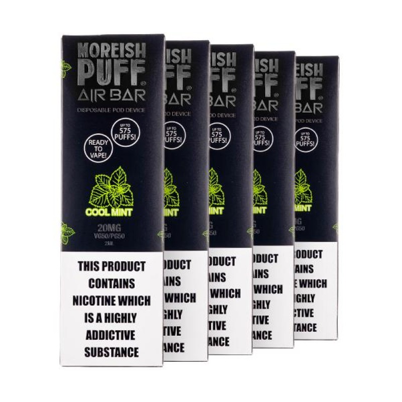 Moreish Puff AIR Bar Disposable - Pack of 5