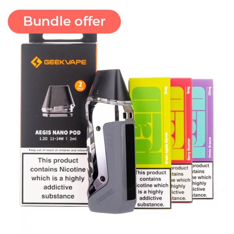 Geek Vape Aegis Nano Pod Kit Bundle