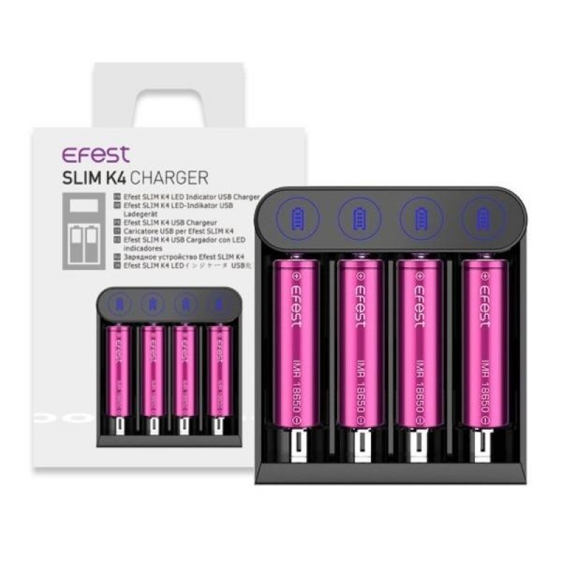 Slim K4 Vape Battery Charger by Efest
