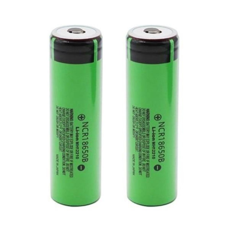 NCR 18650-B 3400mAh Battery by Panasonic - Pack of...