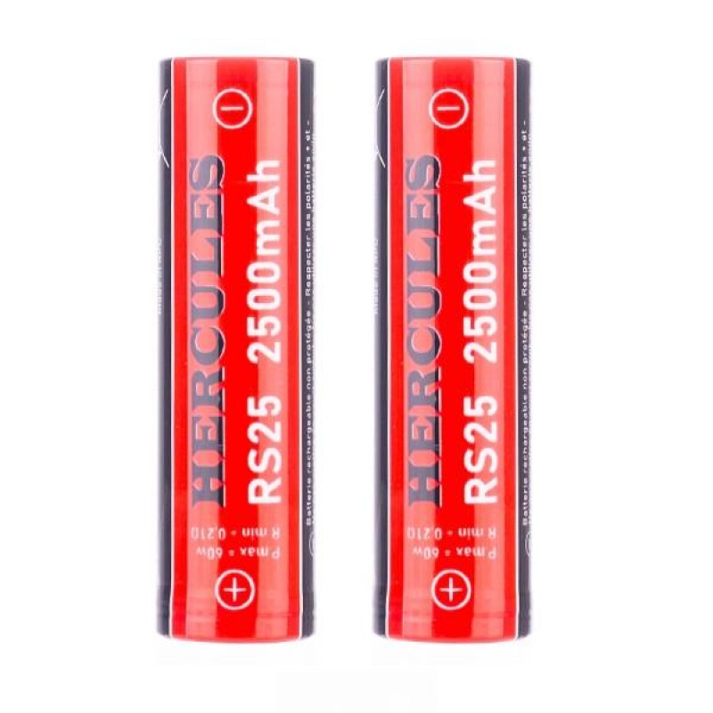 Hercules RS25 2500mAh 18650 Battery By FumyTech - ...