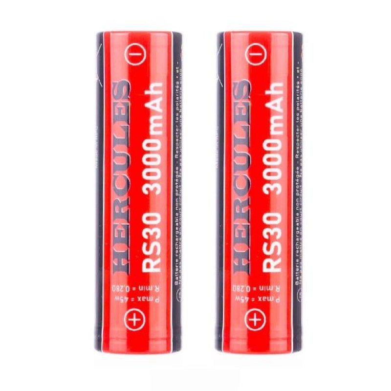 Hercules RS30 3000mAh 18650 Batteries By FumyTech ...