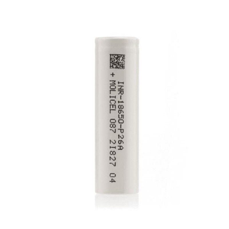 P26A 18650 INR 2600mAh Battery by Molicel
