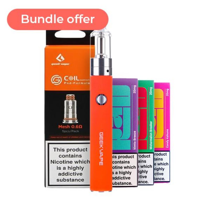 Geek Vape G18 Vape Starter Pen Kit Bundle